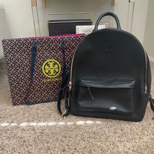 Tory Burch Thea Pebble Leather Backpack